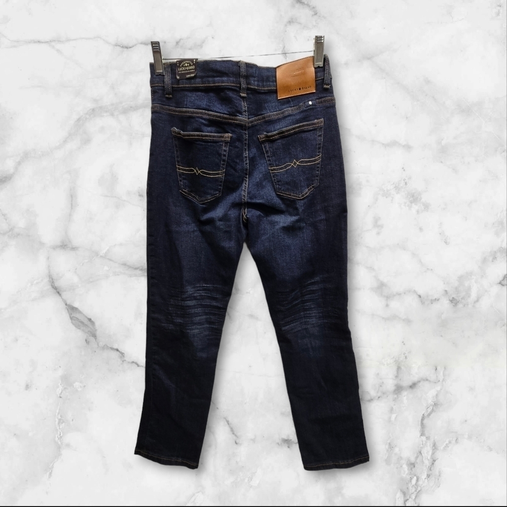 Lucky Brand Jeans Boys 14 Blue Classic Straight Leg Stretch Denim - Picture 2 of 4